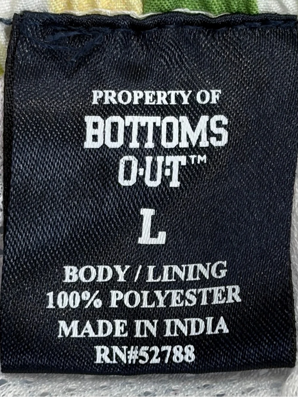 Bottoms Out vibrant multicolor
